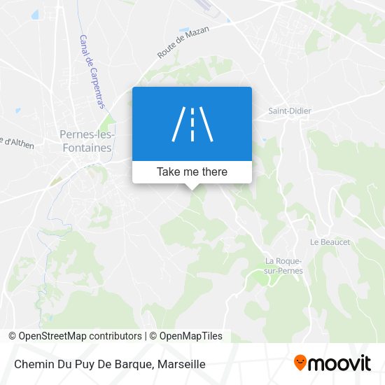Chemin Du Puy De Barque map