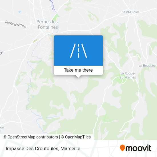 Impasse Des Croutoules map