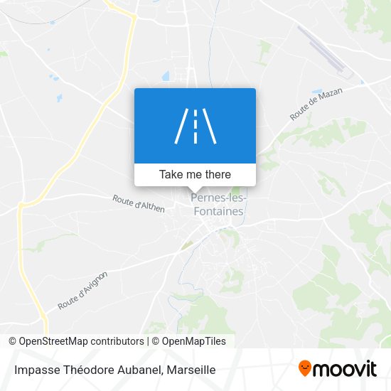 Impasse Théodore Aubanel map