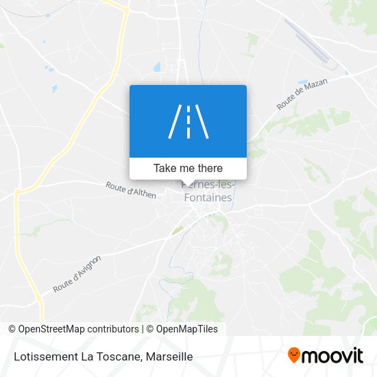 Lotissement La Toscane map