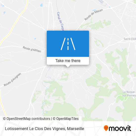 Lotissement Le Clos Des Vignes map