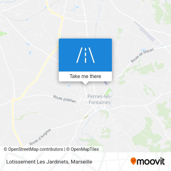 Lotissement Les Jardinets map
