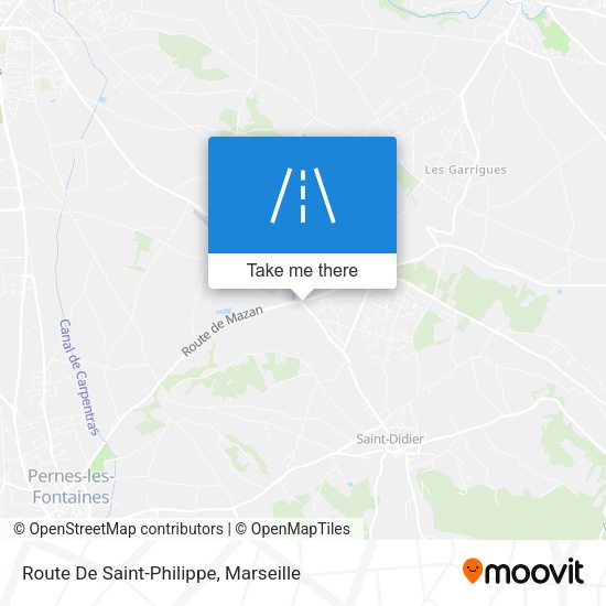 Route De Saint-Philippe map