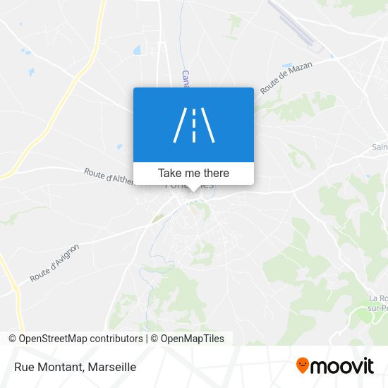 Rue Montant map