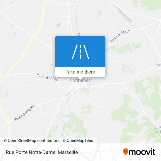 Rue Porte Notre-Dame map