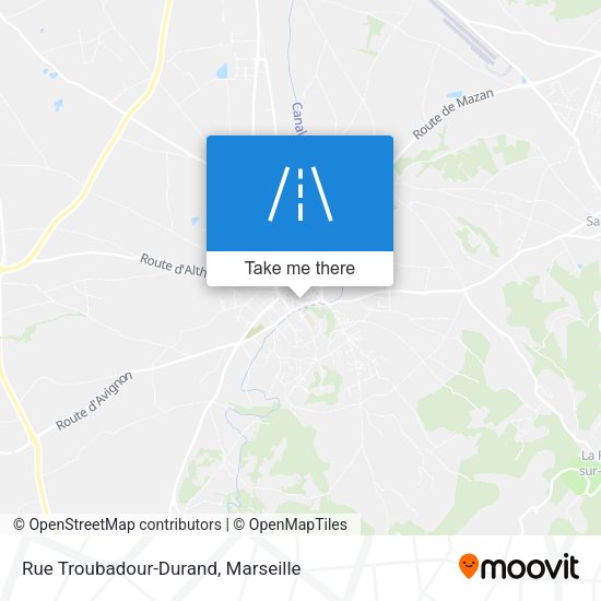 Rue Troubadour-Durand map