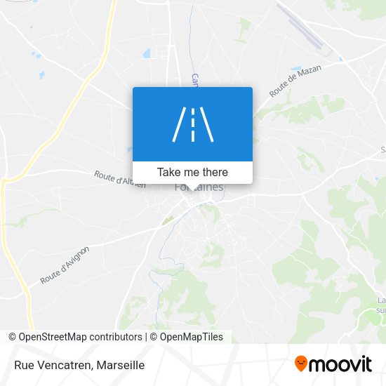 Rue Vencatren map