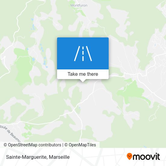 Sainte-Marguerite map