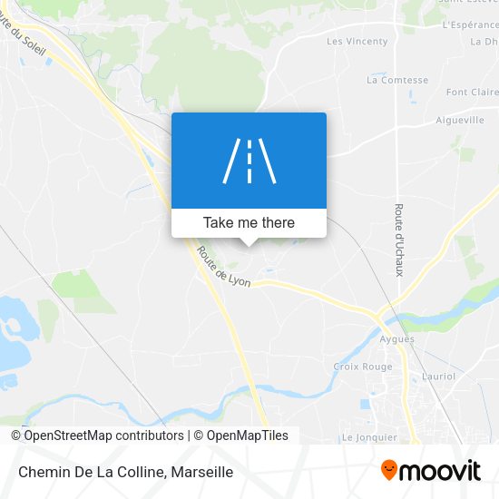 Chemin De La Colline map