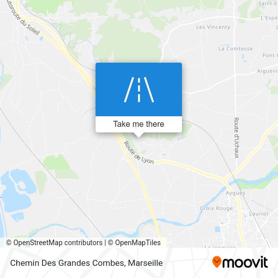 Chemin Des Grandes Combes map