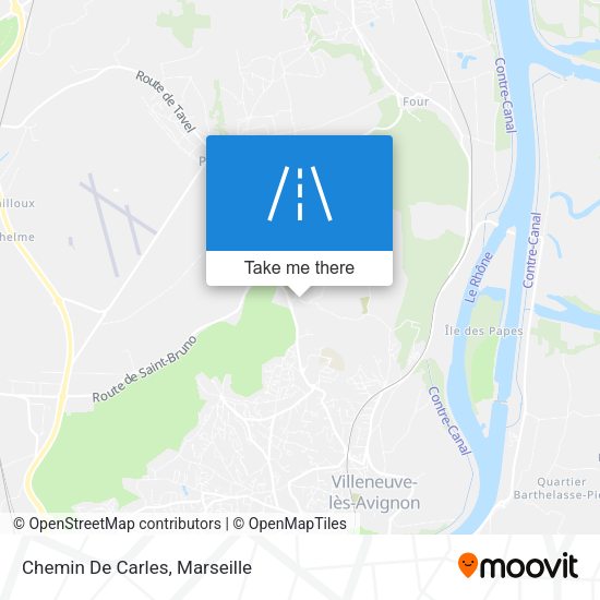 Chemin De Carles map