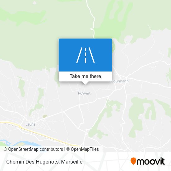 Chemin Des Hugenots map