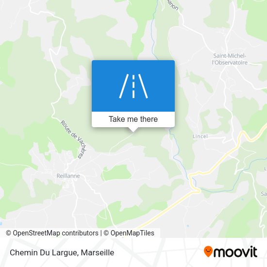 Chemin Du Largue map