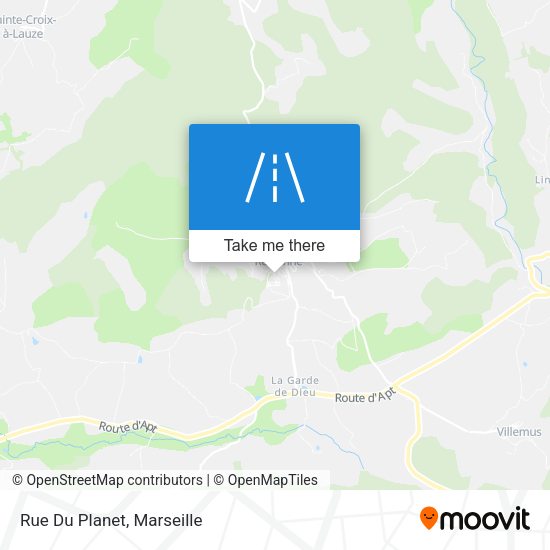 Rue Du Planet map