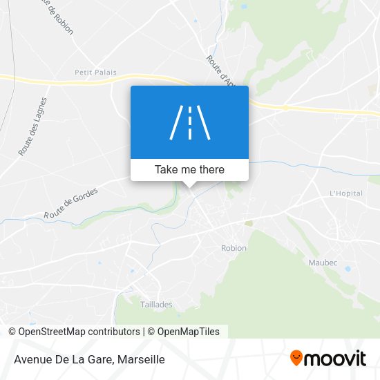Avenue De La Gare map