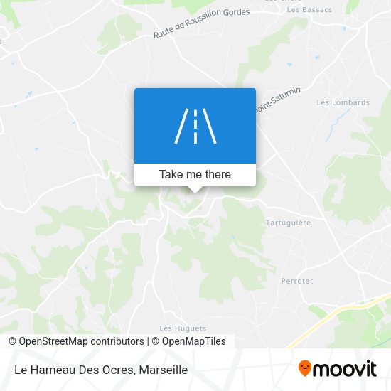 Le Hameau Des Ocres map
