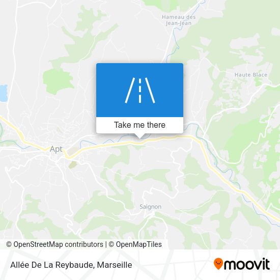 Allée De La Reybaude map