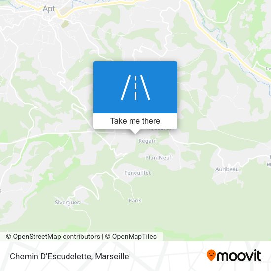 Chemin D'Escudelette map
