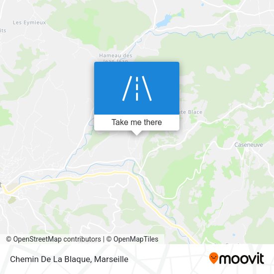 Chemin De La Blaque map