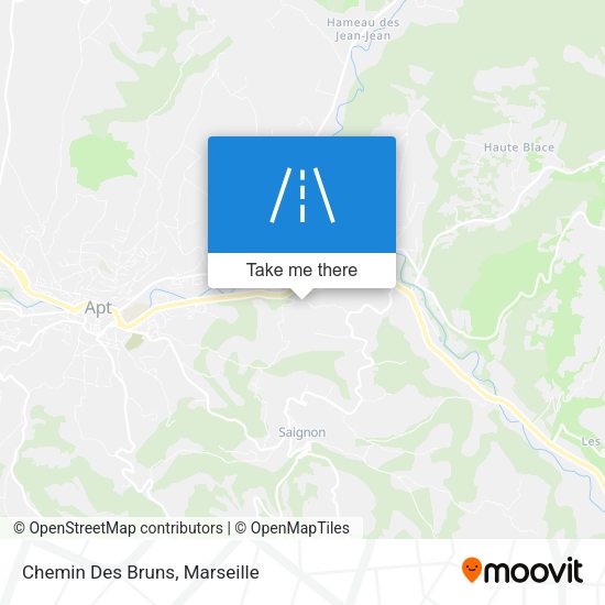 Chemin Des Bruns map