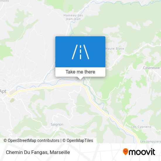 Chemin Du Fangas map