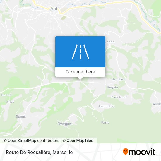 Route De Rocsalière map