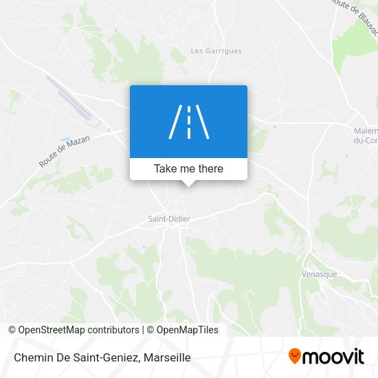 Chemin De Saint-Geniez map