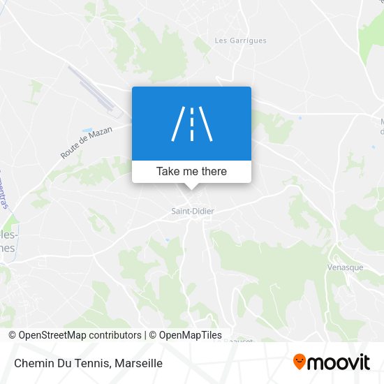 Chemin Du Tennis map