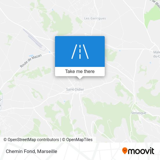 Chemin Fond map