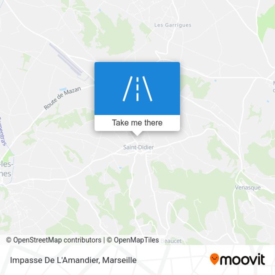 Impasse De L'Amandier map