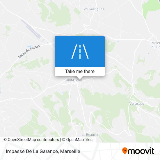 Impasse De La Garance map