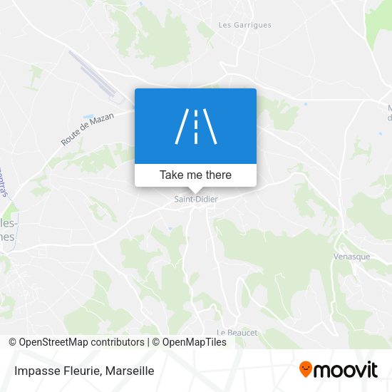 Impasse Fleurie map