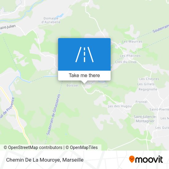 Chemin De La Mouroye map
