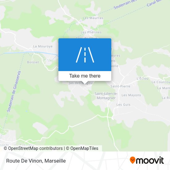Route De Vinon map