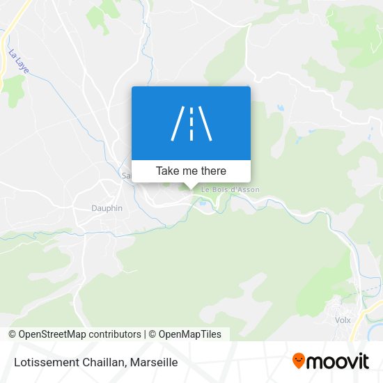 Lotissement Chaillan map