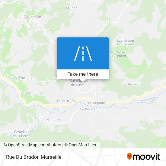 Rue Du Brador map