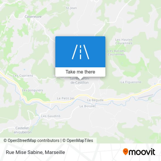 Rue Mise Sabine map