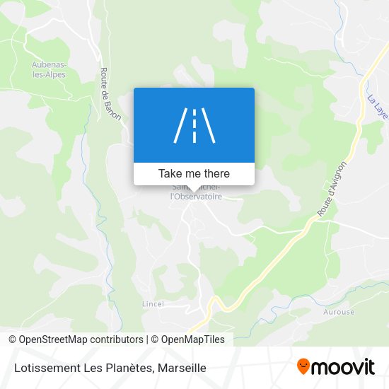 Lotissement Les Planètes map