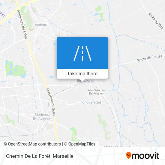 Chemin De La Forêt map