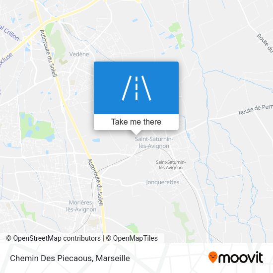 Chemin Des Piecaous map