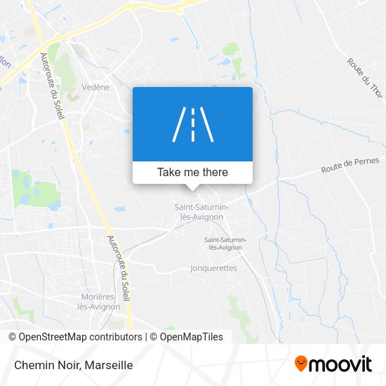 Chemin Noir map