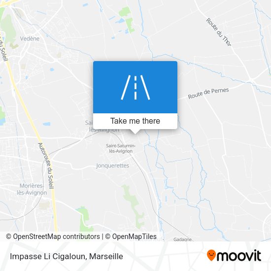 Impasse Li Cigaloun map