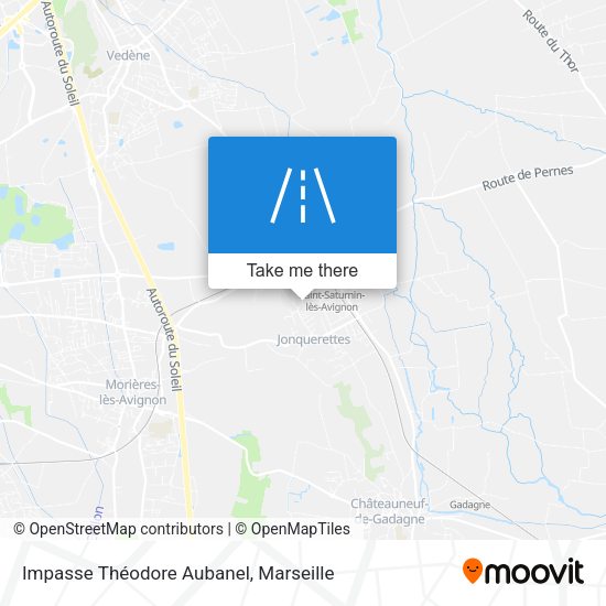 Impasse Théodore Aubanel map