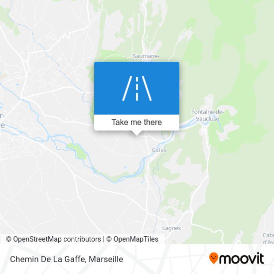 Chemin De La Gaffe map