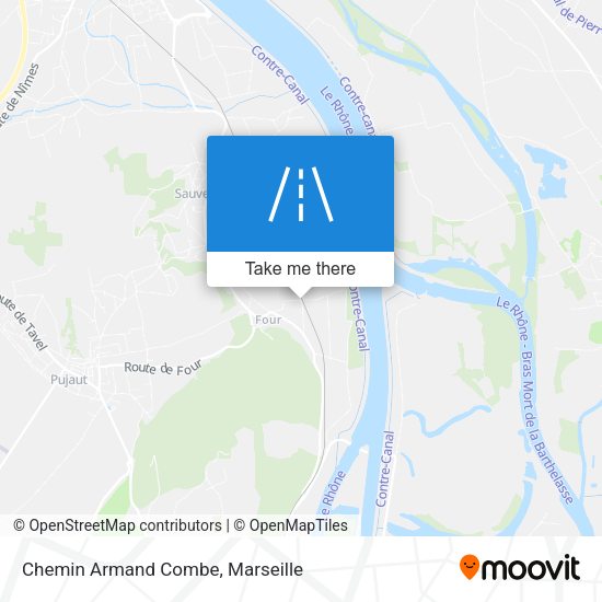 Chemin Armand Combe map