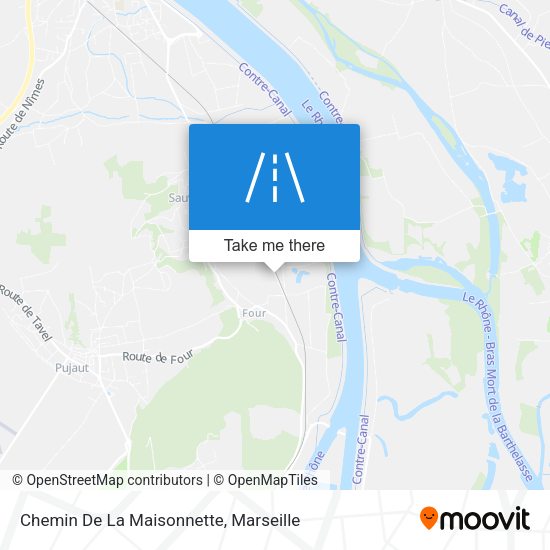 Chemin De La Maisonnette map