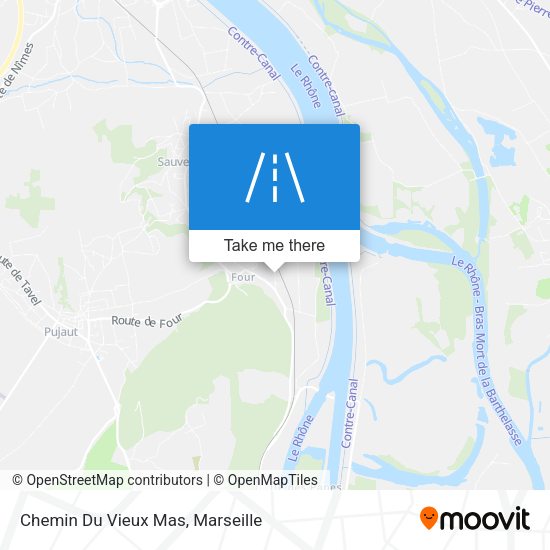 Chemin Du Vieux Mas map