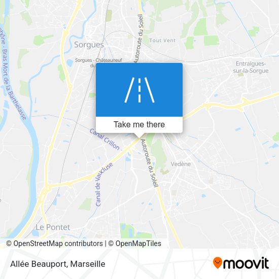 Allée Beauport map