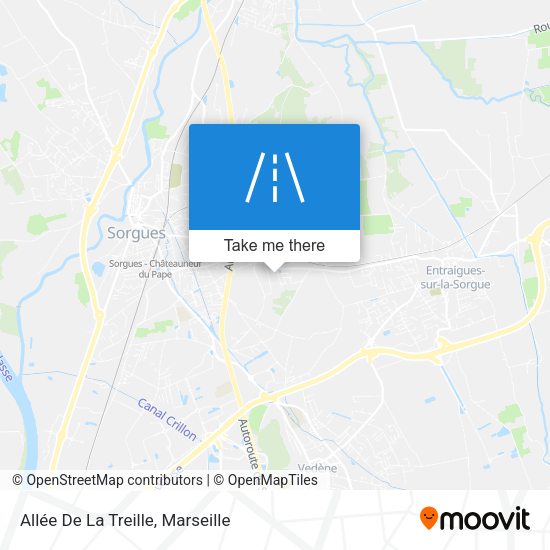 Allée De La Treille map