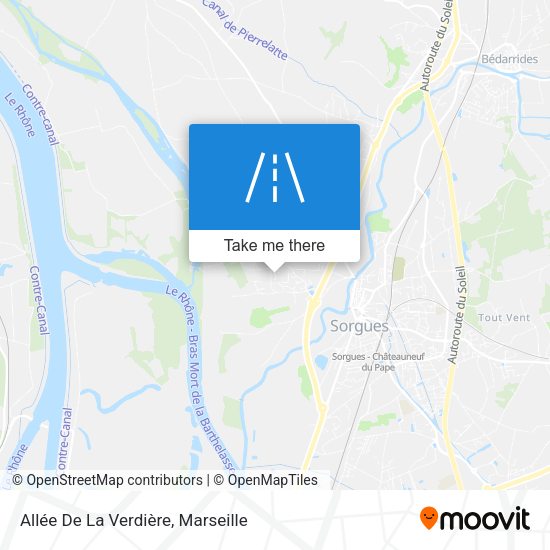 Allée De La Verdière map